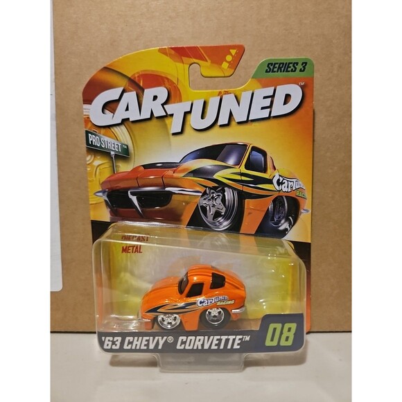 2025 MGA Entertainment Series 3 Car Tuned 63 Chevy Corvette Orange - Picture 1 of 2